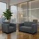 Диван Kansas Deep Graphite 180×75×88 см (металевий каркас) - зображення 6