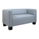 Диван Space 150×76×76 см екошкіра Stone Grey - изображение 1