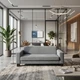Диван Bruno Stone Grey 160×83×77 см - зображення 2