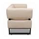 Диван Office 155×65×75 см екошкіра Light Beige - зображення 3