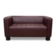 Диван Space 195×76×76 см екошкіра Coffee Brown - изображение 2