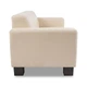 Диван Bruno 160×83×77 см екошкіра Soft Beige - зображення 6