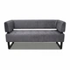 Диван Office Smoke Grey 155×65×75 см - зображення 2