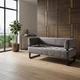 Диван Office Smoke Grey 155×65×75 см - зображення 4