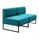Модульний диван Lounge зі спинкою 154×77×83 см Ocean Blue - изображение 1