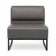 Модульний диван Lounge 77×77×83 см екошкіра Deep Graphite - зображення 2