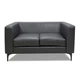 Диван Morgan 145×77×70 см екошкіра Deep Black - изображение 2