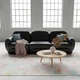 Модульний диван Dolce 255×84×80 см екошкіра Soft Black - изображение 2