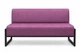Диван Quadro Dusty Lilac 160×78×85 см (металевий каркас) - изображение 1