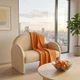 Диван Bonza 122×75×95 см екошкіра Light Beige - зображення 5
