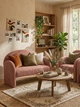 Диван Bonza Dusty Rose 122×75×95 см - изображение 3