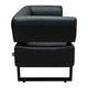 Диван Office 155×65×75 см екошкіра Deep Black - зображення 3