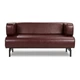 Диван Gianni 152×85×74 см екошкіра Coffee Brown - зображення 2