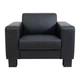 Диван Bruno 100×83×77 см екошкіра Midnight Black - зображення 2