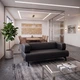 Диван Gianni 152×85×74 см екошкіра Midnight Black - зображення 4