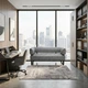 Диван Office Stone Grey 155×65×75 см - зображення 5