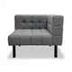 Модульний диван Tetris 97×80×79 см Soft Grey - зображення 2