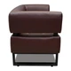 Диван Office 155×65×75 см екошкіра Soft Brown - зображення 4