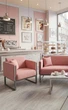 Диван Amigo Soft Pink 68×70×76 см - зображення 4