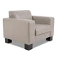 Диван Bruno 100×83×77 см екошкіра Greige - зображення 2