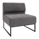Модульний диван Lounge 77×77×83 см Soft Grey - изображение 1