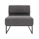 Модульний диван Lounge 77×77×83 см Soft Grey - изображение 2