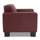 Диван Bruno 100×83×77 см екошкіра Bordeaux - зображення 4