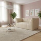 Диван Lotos 172×87×82 см екошкіра Cream Beige - зображення 6