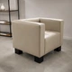 Диван Space 90×76×76 см екошкіра Cream Beige - зображення 1