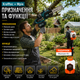 Аккумуляторная цепная пила Krafftec 52 В 30 см бесщеточная с двумя аккумуляторами и ранцевым аккумуляторным опрыскивателем Мрия 10 л - изображение 5