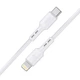 Кабель Brevia Type-C to Lightning 30W 1м, білий box (51100WCLC1) 51100WCLC1 - зображення 2