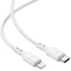 Кабель Brevia Type-C to Lightning 30W 1м, білий box (51100WCLC1) 51100WCLC1 - зображення 3