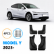 Брызговики Tesla Model Y 2025– (Juniper) | Комплект 4 шт + 20 клипс| - изображение 1