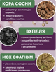 Крафтовий субстрат для орхідей 3л, ґрунт для фаленопсисів та епіфітних орхідей з мохом і деревним вугіллям,готова ґрунтосуміш - зображення 4