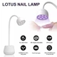 Акумуляторна лампа Lotus YXWOO5 24W (біла) для нігтів для фіксації верхніх форм і гелевих типсів на USB - зображення 13