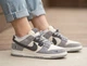 Кросівки Nk SB Dunk шкіра білий з сірим 39 - изображение 3