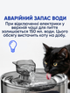 Автоматическая поилка-фонтан для кошек и собак 2.2 л — питьевой фонтанчик-поилка с фильтром, 2 режима подачи, циркуляция и аэрация, USB, - изображение 4