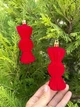 Елочная игрушка «Цукерка» бархатная, новогоднее украшение на елку. - изображение 3
