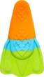 Ласты Aqua Speed TRAINING FINS MOBY 62763 зеленый, голубой, оранжевый Дети 27-29 - изображение 4