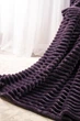 Плед-Покривало Шарпей Home Textiles Aubergine 200х230 см Баклажановий - зображення 4