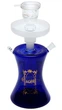 Кальян Ager Temple Mini Blue, стеклянный, 36 см, в фирменном кейсе - изображение 1
