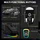 Ігрова бездротова миша Attack Shark G3 Pro Black з RGB зарядною станцією Bluetooth/USB 2.4GHz/Type-C, оптична (сенсор PixArt PAW3311), 800 - 25 000 dpi, 400 IPS, 40G, 6 кнопок, акумулятор 500 mAh, 59 г., чорна - зображення 9