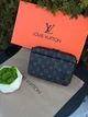 Сумка Louis Vuitton мужские барсетка черная - изображение 1
