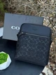 Сумка Coach мужские поясная черная - изображение 2