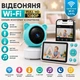 Видеоняня, радионяня с камерой Full HD Wi-Fi, LCD-монитор 5", ночное видение - изображение 1
