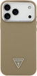 Etui Guess Grained Triangle Logo MagSafe do iPhone 17 Pro Max Brown (3666339490553) - obraz 3