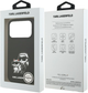 Etui Karl Lagerfeld Liquid Silicone K&CH Sketch MagSafe do Apple iPhone 17 Pro Black (3666339497798) - obraz 8