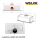 Витяжка WEILOR LUMINA WBG 65 WHITE - зображення 10