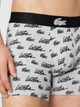 Трусы боксеры мужские Lacoste 845802281 XL Серые (1161215413) - изображение 4