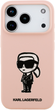 Etui Karl Lagerfeld Silicone Karl Sketch & Logo MagSafe do Apple iPhone 17 Pro Pink (3666339498436) - obraz 3